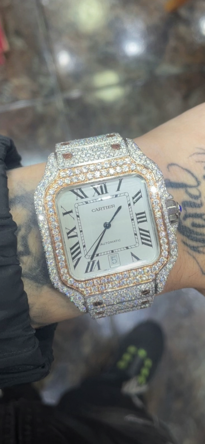 2- Tone Rose Gold Carti Watch