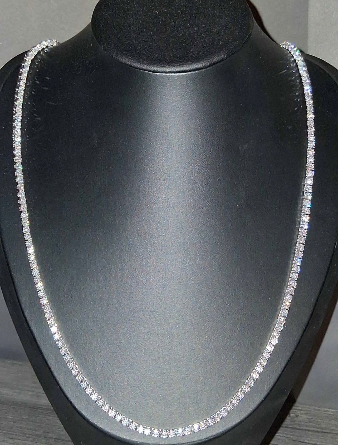 22in VS1 Moissanite Tennis Chain