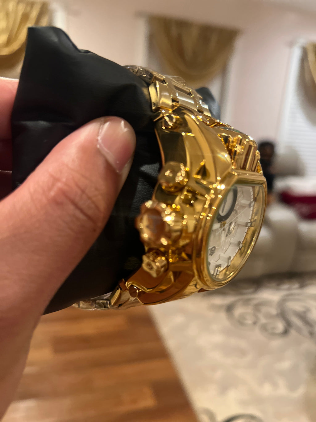 14k Gold Oversized Watch