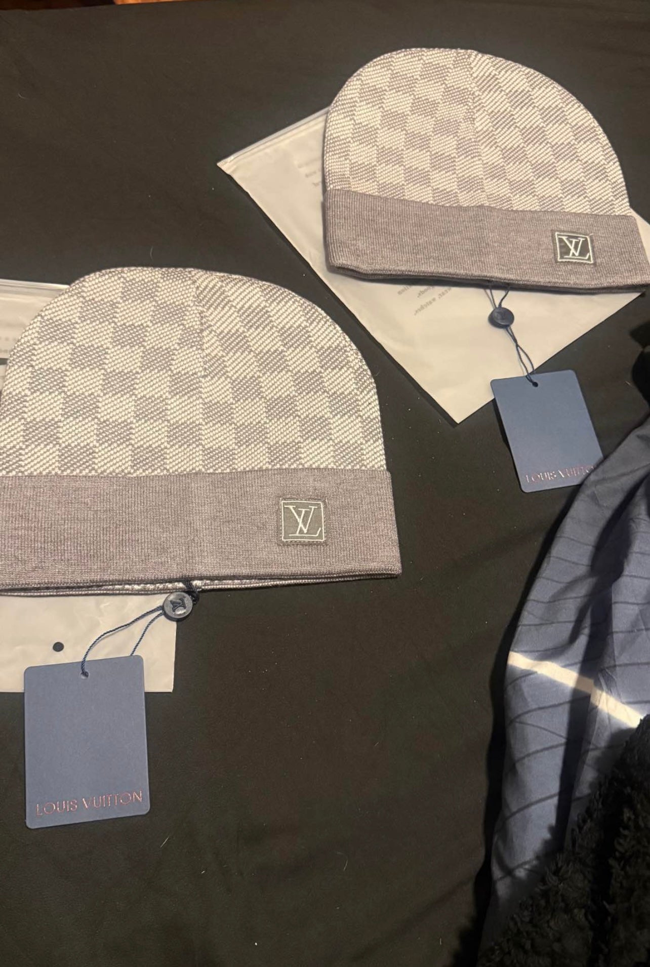 LV Plaid Beanie