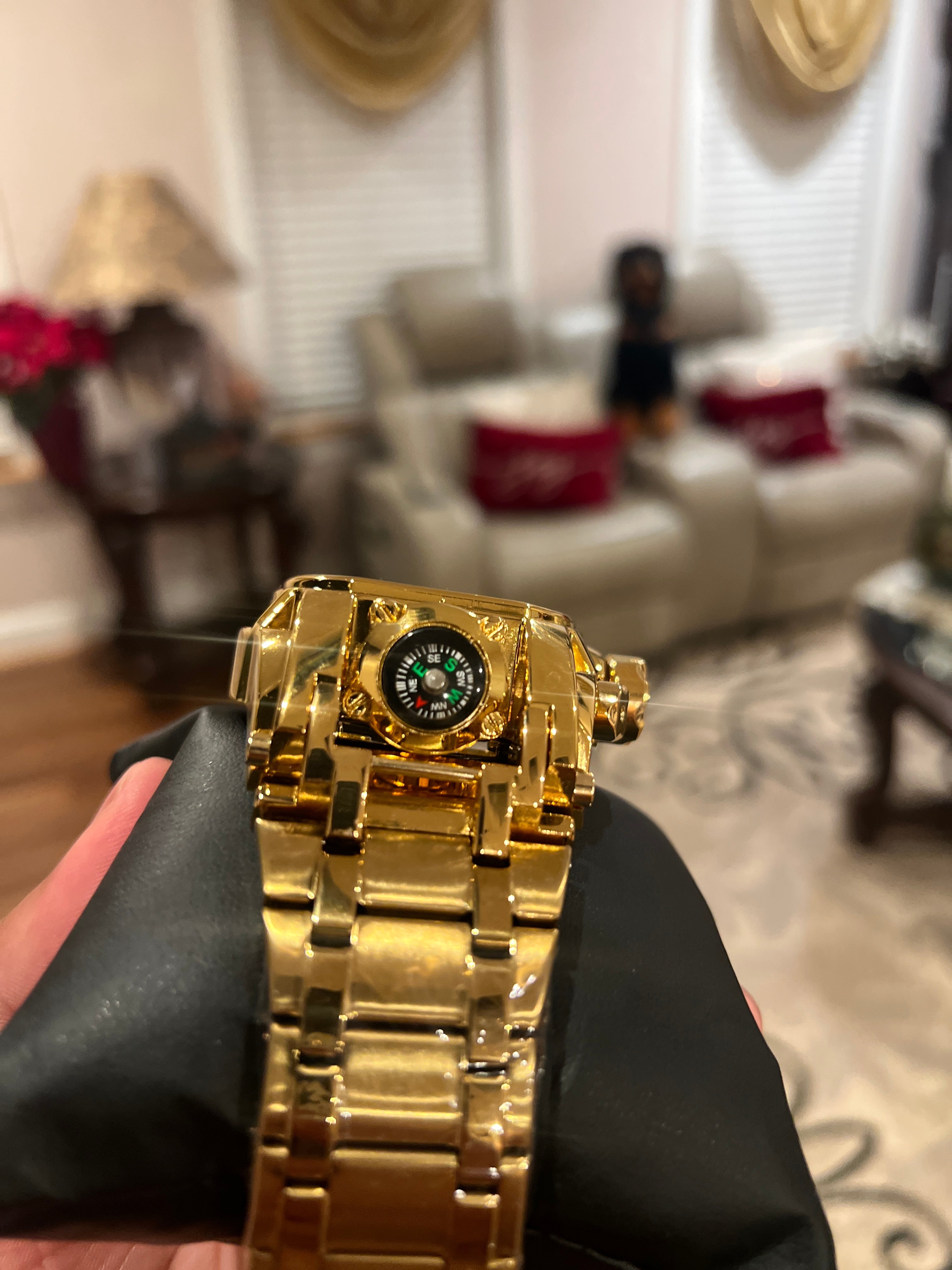 14k Gold Oversized Watch