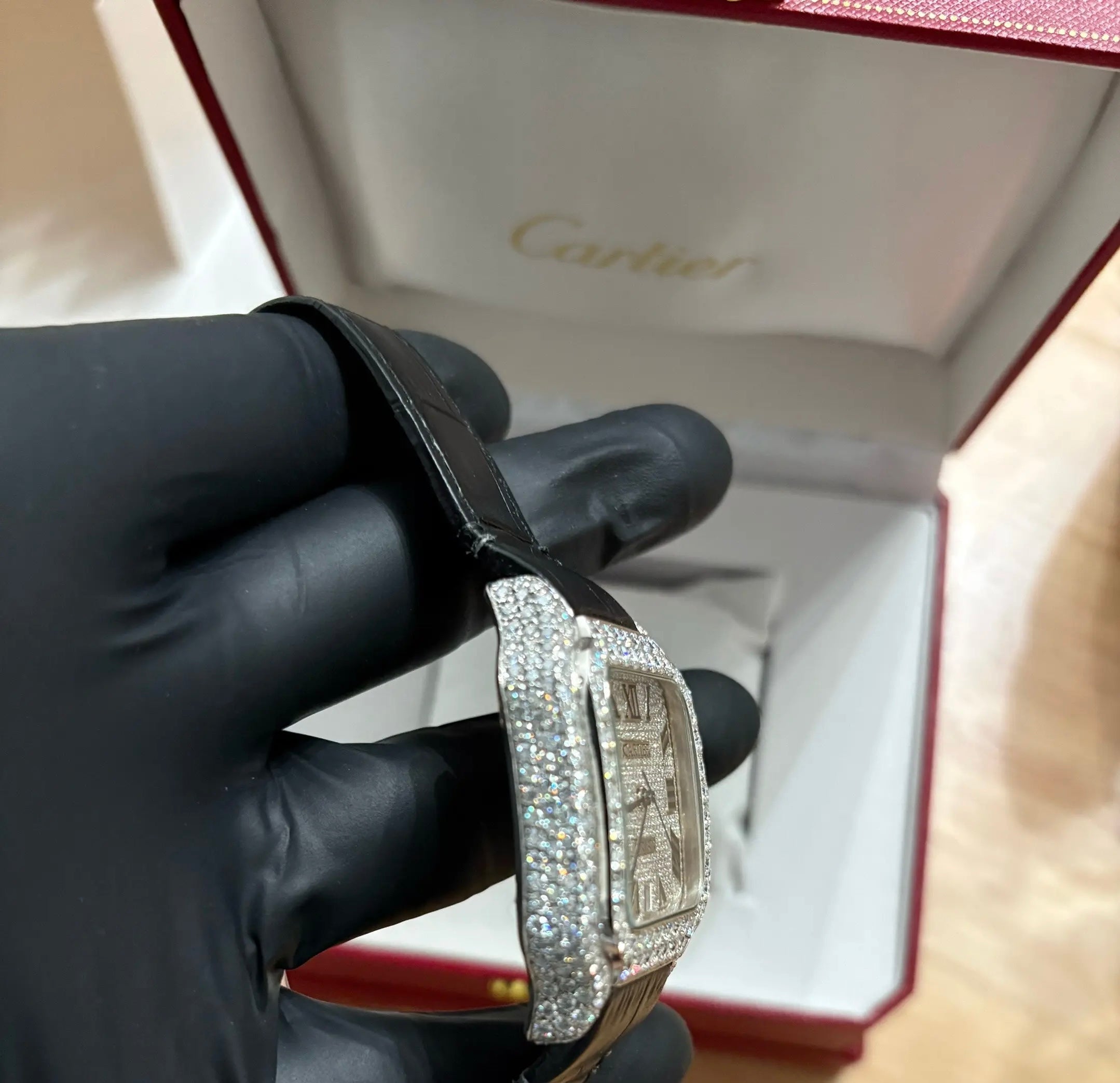 Silver Moissanite “Carti” Watch