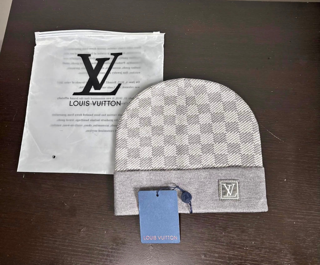 LV Plaid Beanie