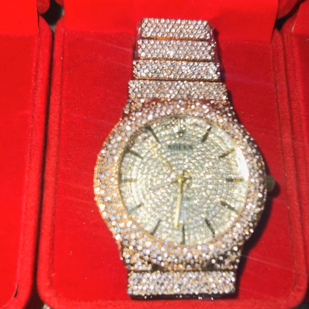Gold Rolex Avalanche Watch
