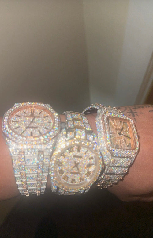 2- Tone Rose Gold Carti Watch